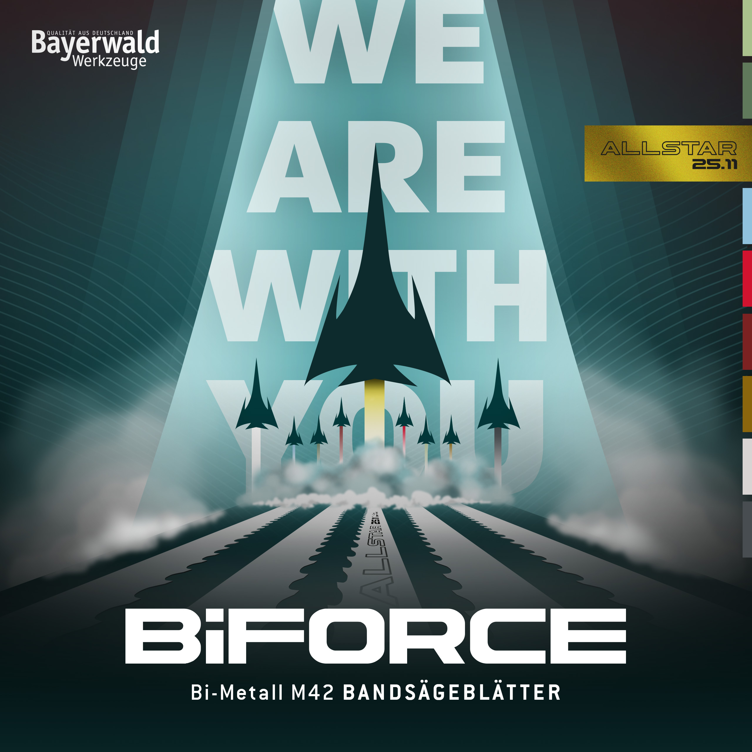 Bayerwald M42  Bandsägeblatt BiFORCE ALLSTAR 2950 x 27 x 0.9 x 4|6 ZpZ Bayerwald M42  Bandsägeblatt BiFORCE ALLSTAR 2950 x 27 x 0.9 x 4|6 ZpZ