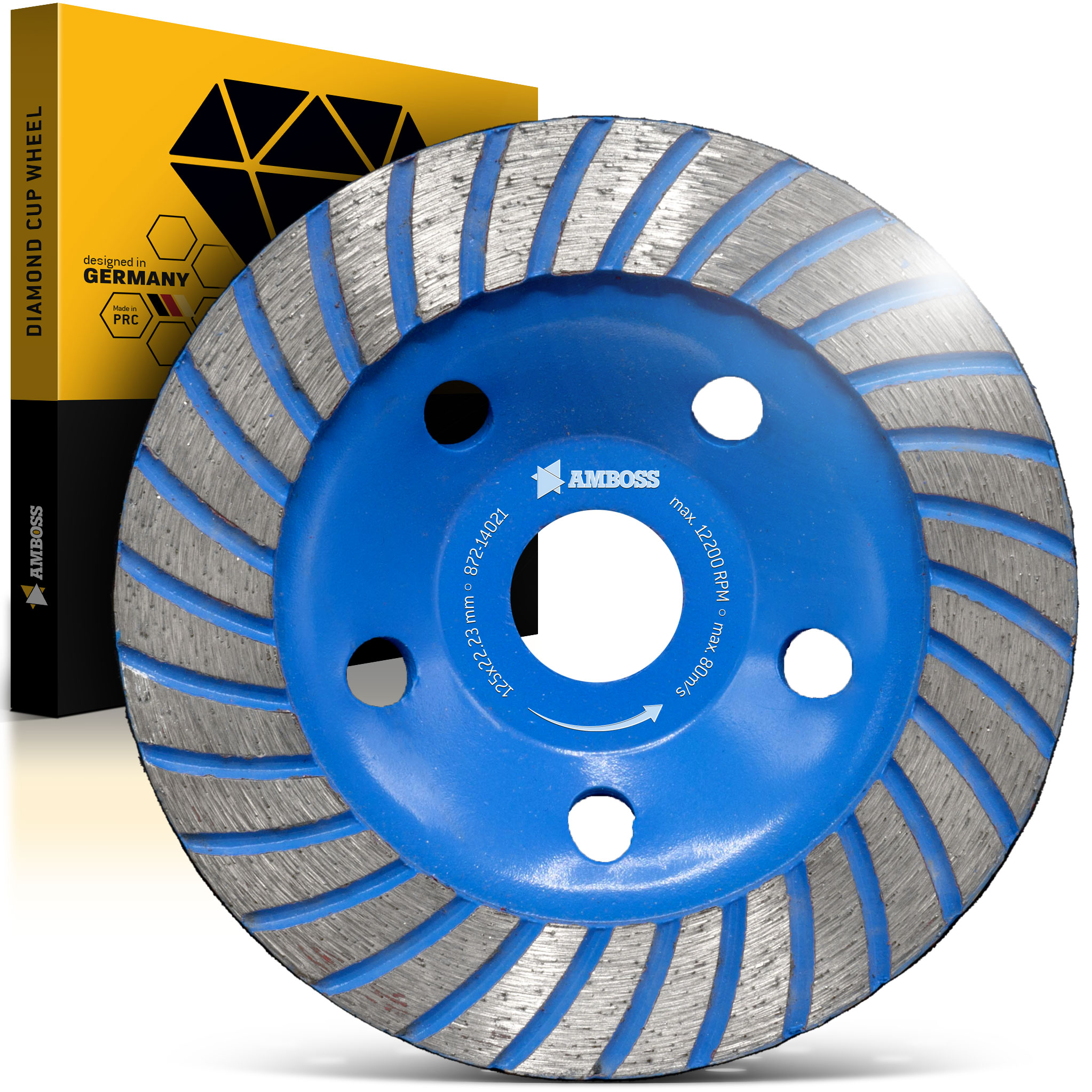 Amboss DST 14P Diamant Schleiftopf Ø 125 mm x  22.23 Amboss DST 14P Diamant Schleiftopf Ø 125 mm x  22.23