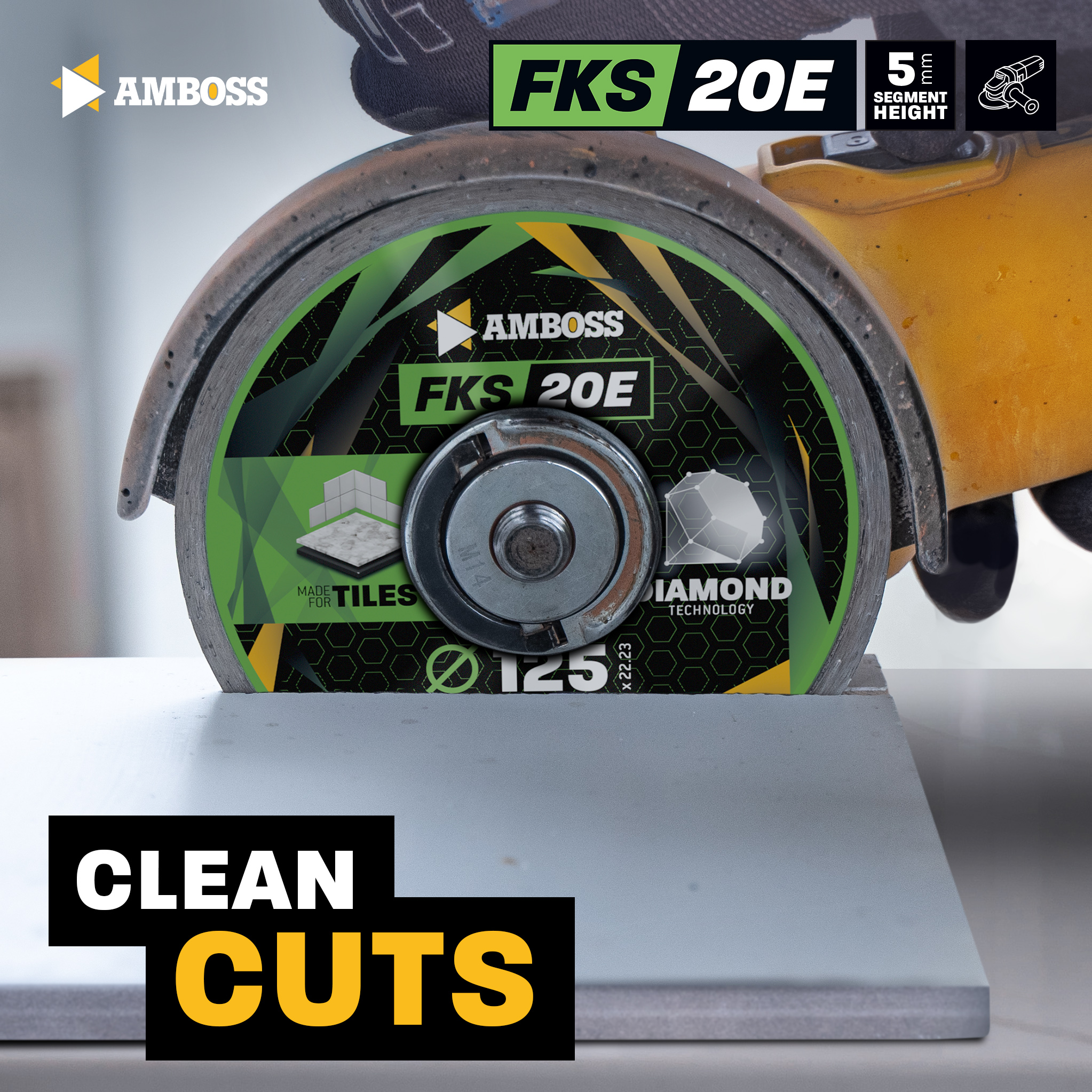 Amboss FKS 20E Diamant Trennscheibe 125mm x 2 x 22.2 Amboss FKS 20E Diamant Trennscheibe 125mm x 2 x 22.2