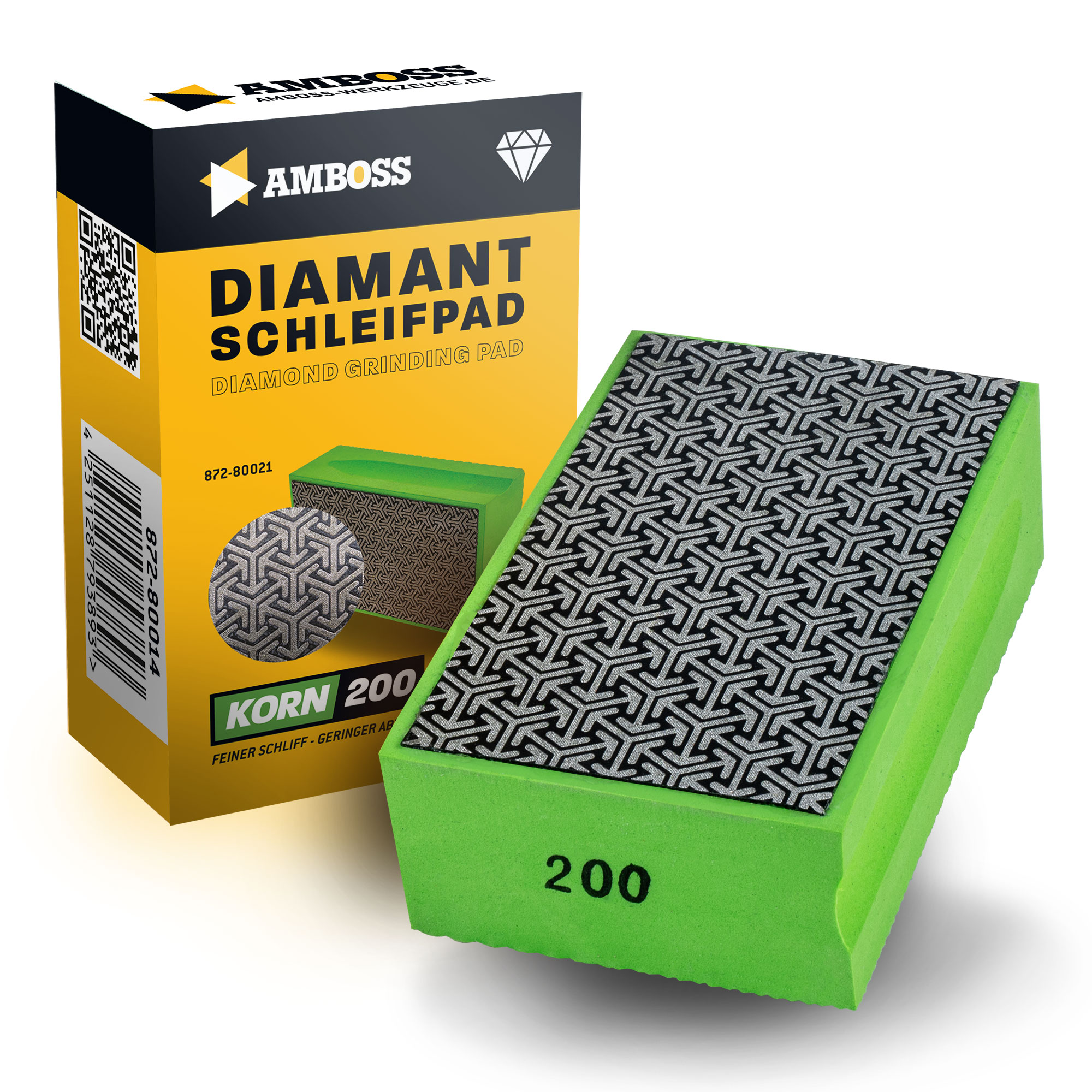 Amboss Diamant Schleifpad Korn: 200 Amboss Diamant Schleifpad Korn: 200