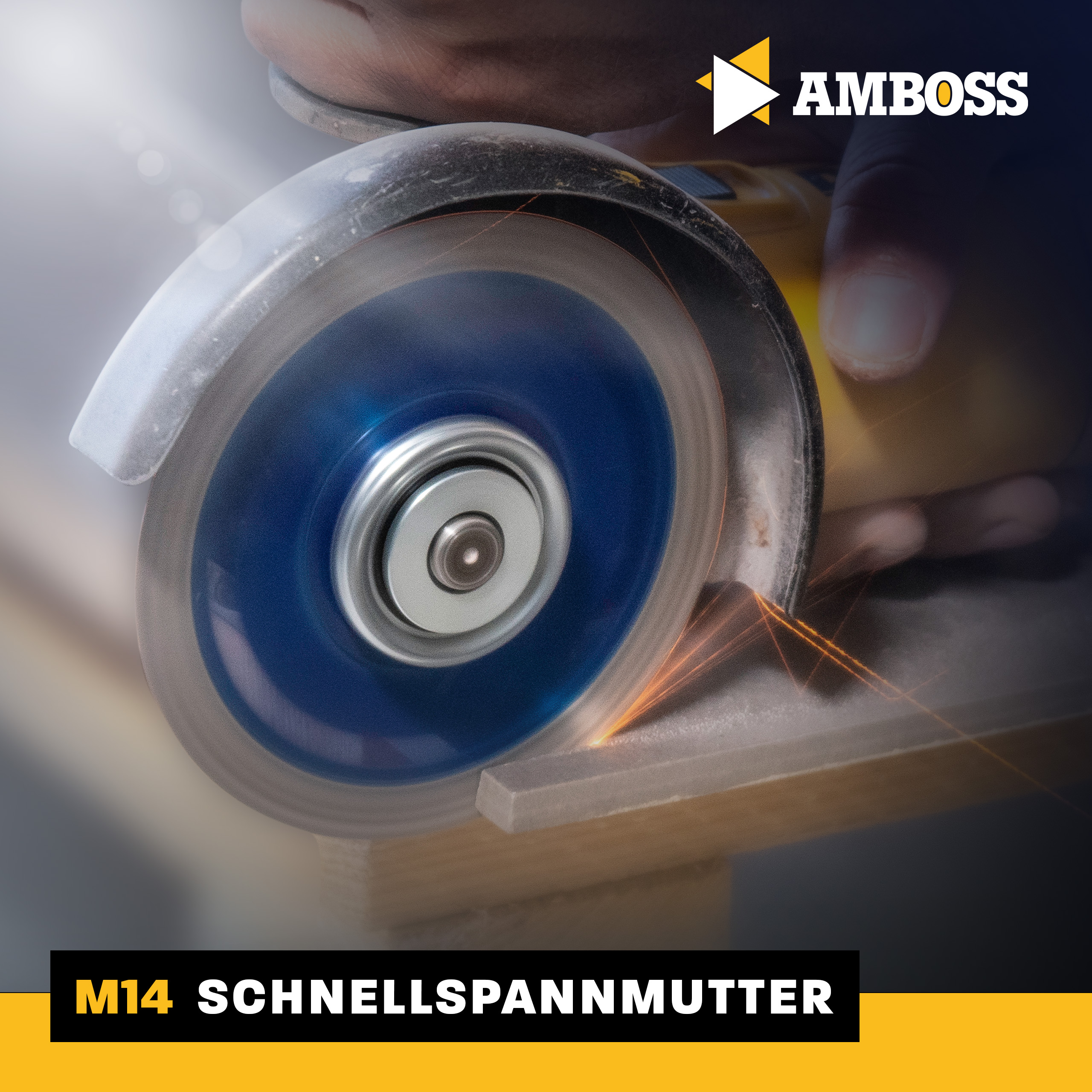 Schnellspannmutter für Winkelschleifer und -Adapter Schnellspannmutter für Winkelschleifer und -Adapter