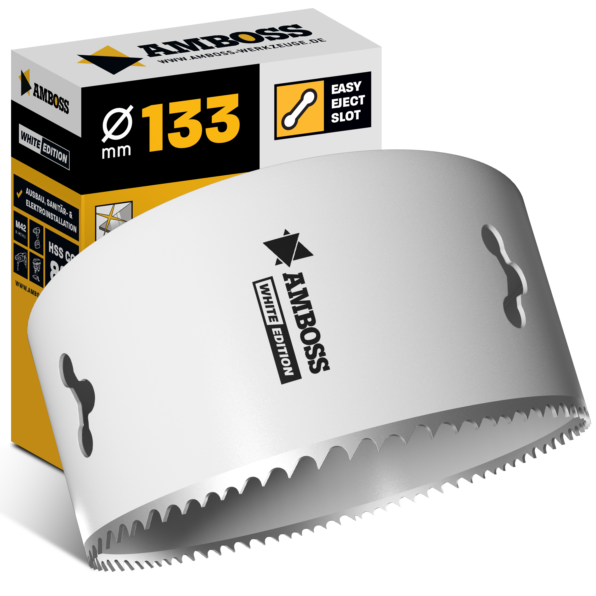 HSS M42 Amboss Lochsäge Ø 133 mm (ohne Aufnahme)