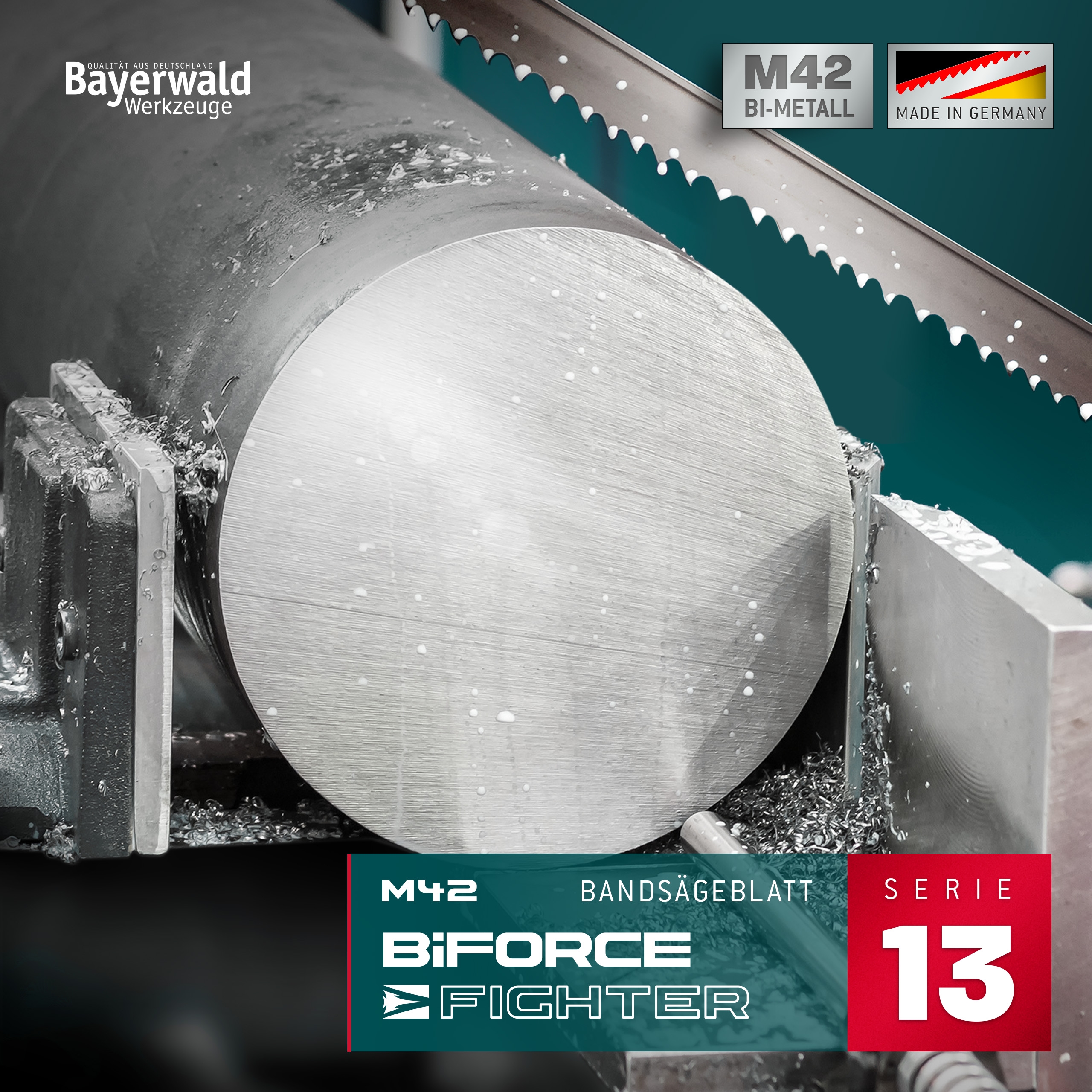 Bayerwald M42  Bandsägeblatt BiFORCE FIGHTER 41 x 1.3 x 1.4|2 ZpZ Bayerwald M42  Bandsägeblatt BiFORCE FIGHTER 41 x 1.3 x 1.4|2 ZpZ