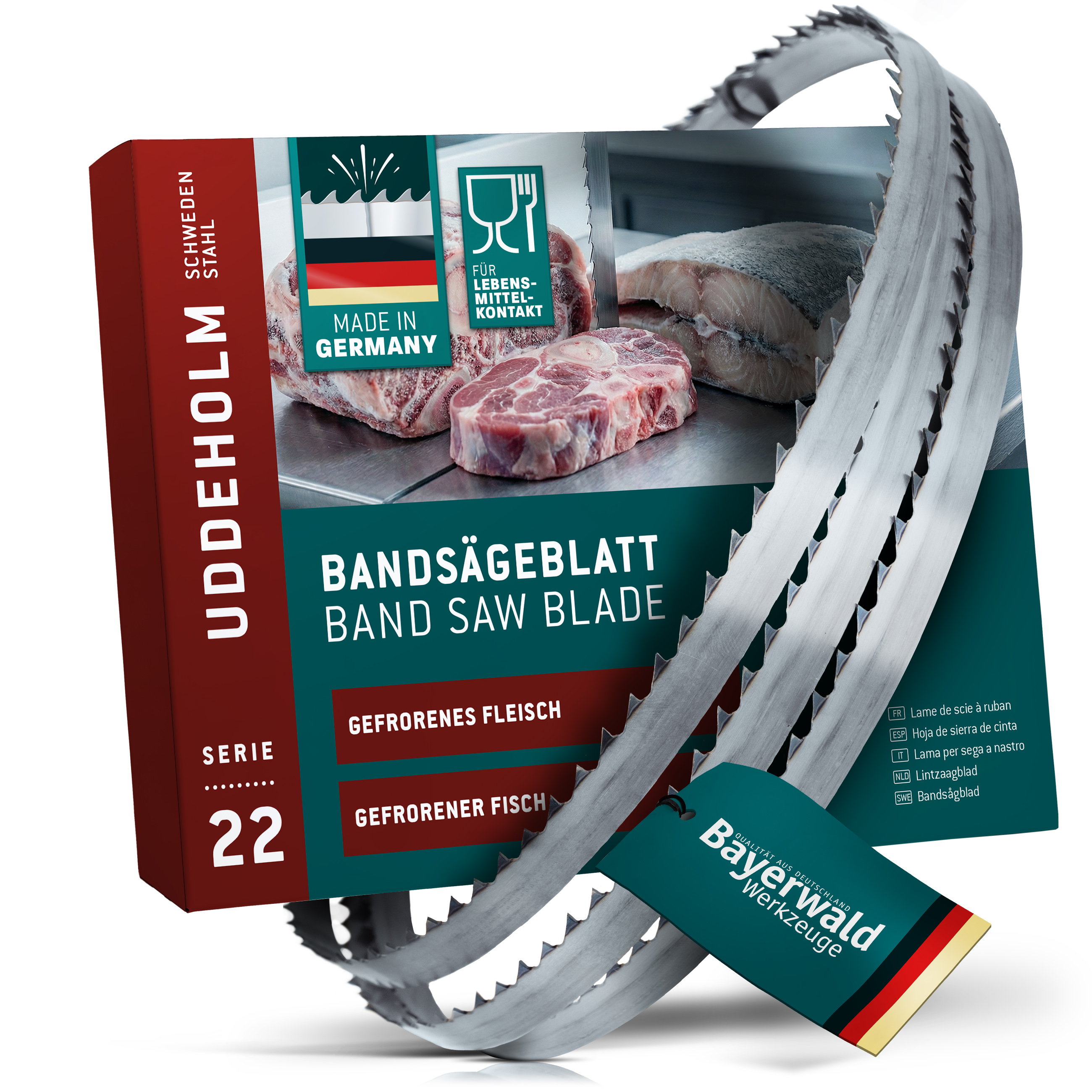 Fleischerei Bandsägeblatt  2311 x 16 x 0.5 x 8 ZAB