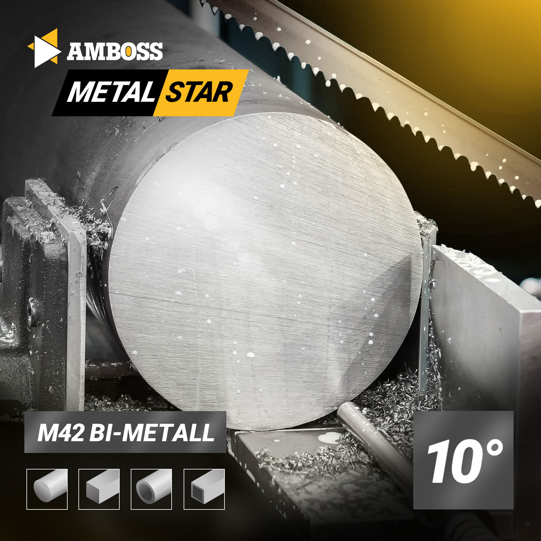 Amboss M42  Bandsägeblatt Metal Star Ten  34 x 1.1 x 2|3 ZpZ Amboss M42  Bandsägeblatt Metal Star Ten  34 x 1.1 x 2|3 ZpZ