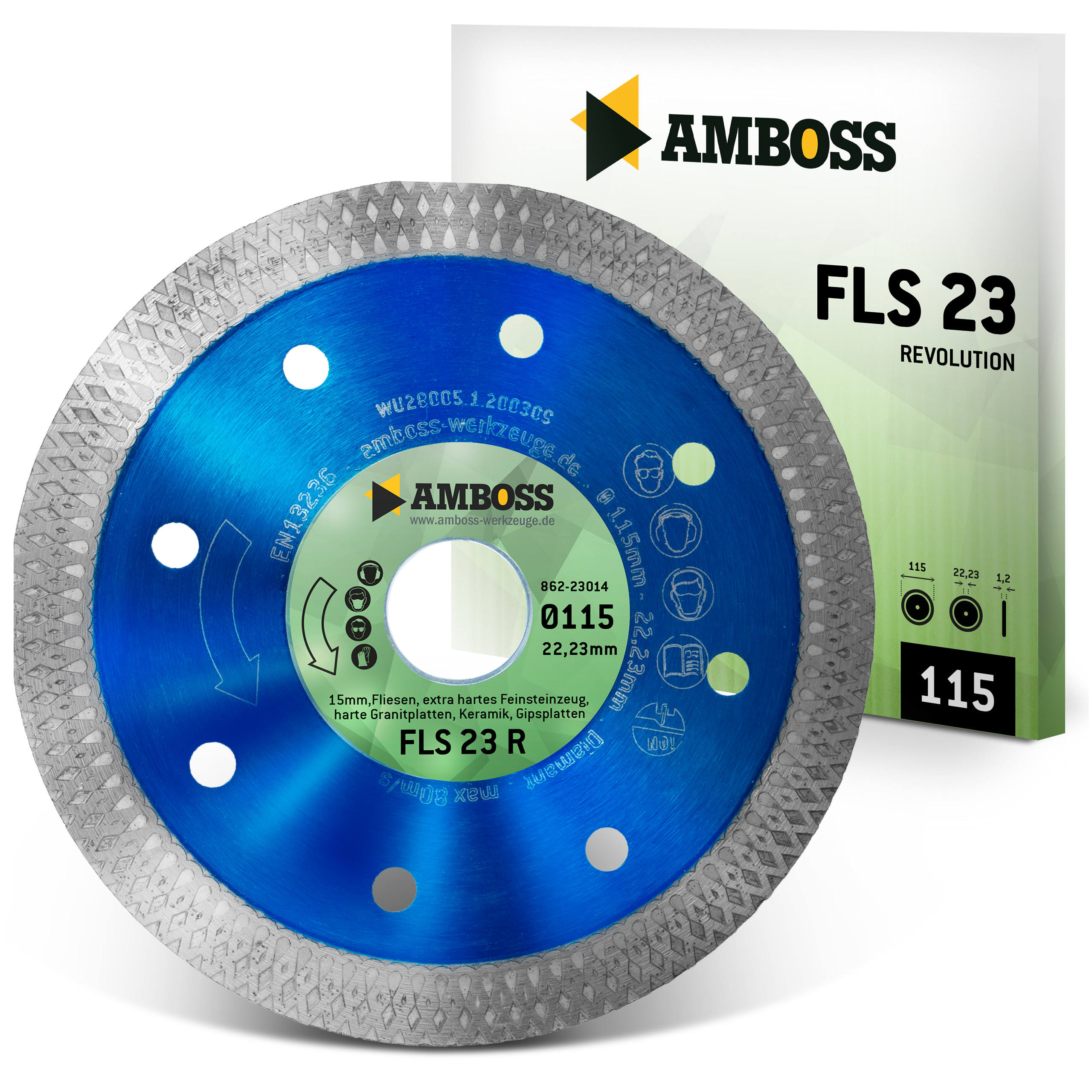 FLS 23R Diamant Trennscheibe 115 x 1.2 x 22.2 FLS 23R Diamant Trennscheibe 115 x 1.2 x 22.2