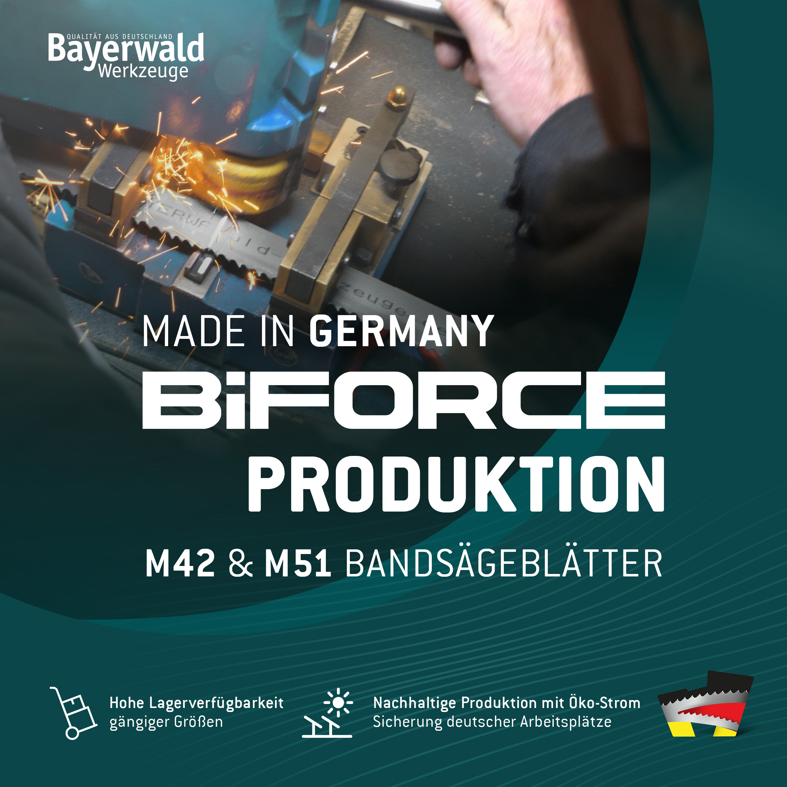Bayerwald M42  Bandsägeblatt BiFORCE BASE PLUS 2890 x 27 x 0.9 x 4|6 ZpZ Bayerwald M42  Bandsägeblatt BiFORCE BASE PLUS 2890 x 27 x 0.9 x 4|6 ZpZ