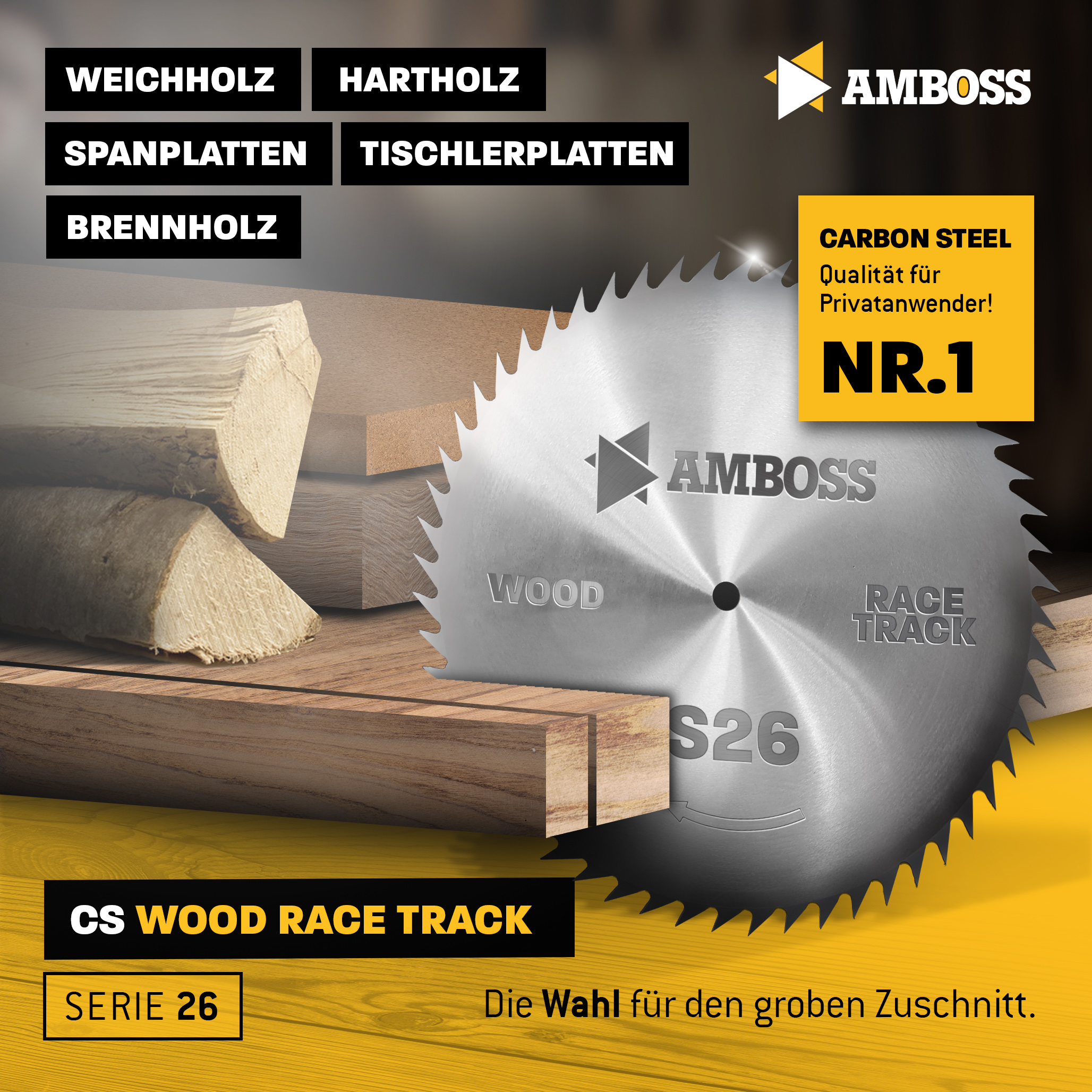 CS Kreissägeblatt - 600 x 2.8 x 30 Z56 NV-A CS Kreissägeblatt - 600 x 2.8 x 30 Z56 NV-A