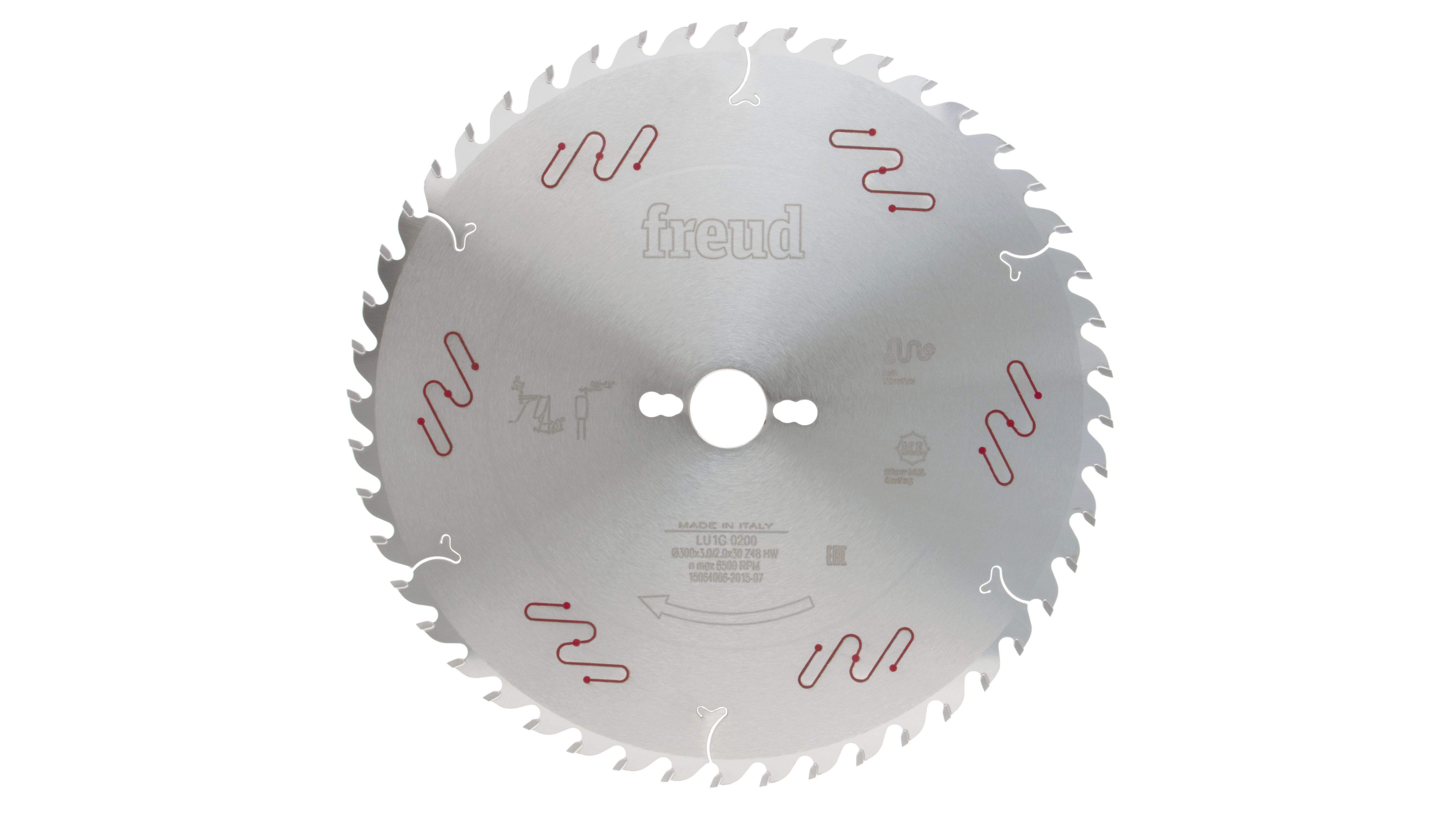 Freud HM-Kreissägeblatt · Ø 250 x 30 mm · Z40 · Abgerundeter Zahn