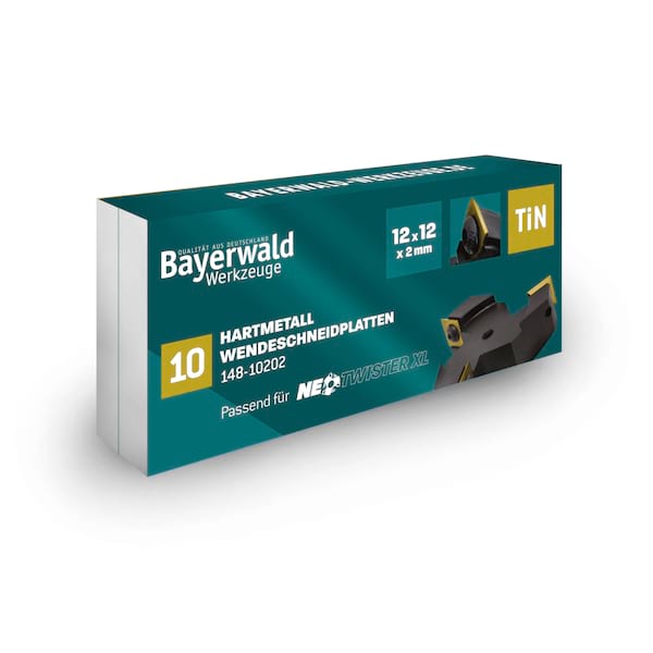 10x Bayerwald NeoTwister Ø60mm Planfräser Ersatzmesser 10x Bayerwald NeoTwister Ø60mm Planfräser Ersatzmesser
