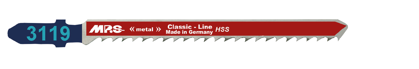 5x MPS 3119 Stichsägeblatt Länge 100/75 mm 5x MPS 3119 Stichsägeblatt Länge 100/75 mm